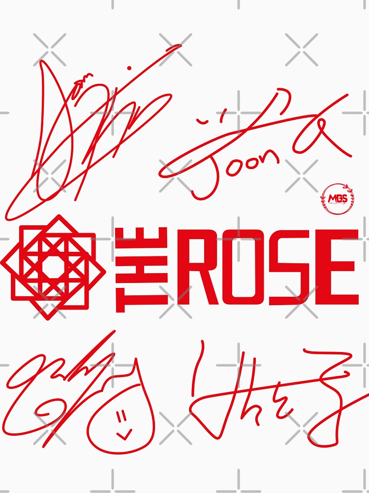 fanart signature of the group the rose by mbs-desing