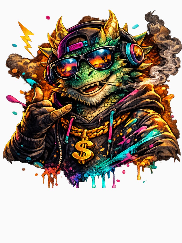 Urban Dragon King – Street Art Fire Vibes by SZ94Shop
