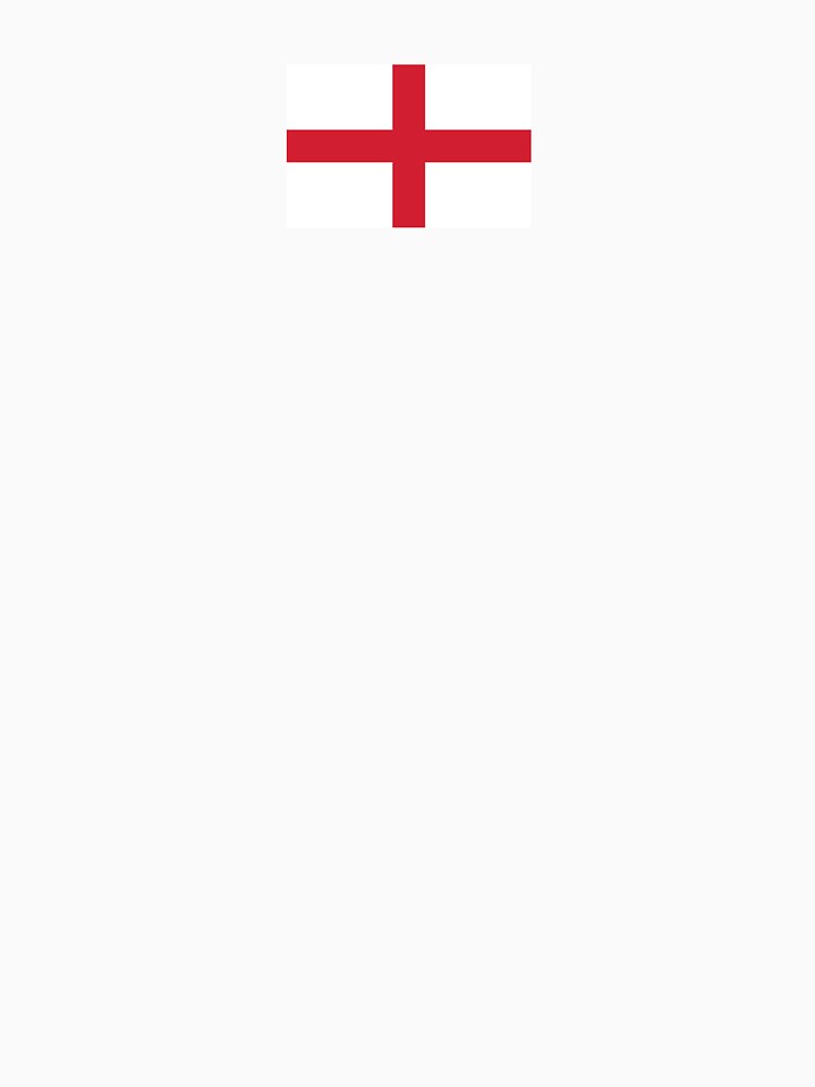 England Flag (Small on Red) by STUDIO-72