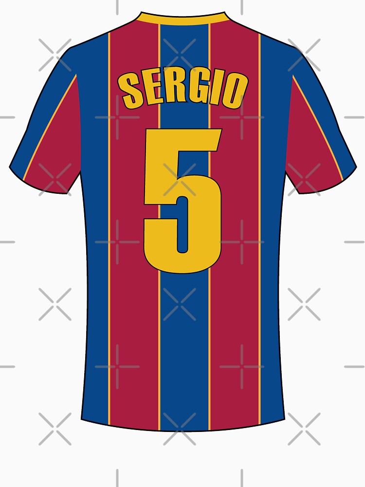 Barcelona football jersey number 5 by Justtrendytees