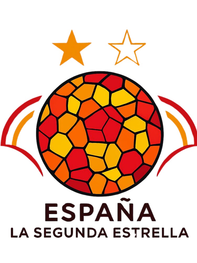 Spain La Roja Mosaic Soccer Passion - Second Star Dream by pixelandpassionart