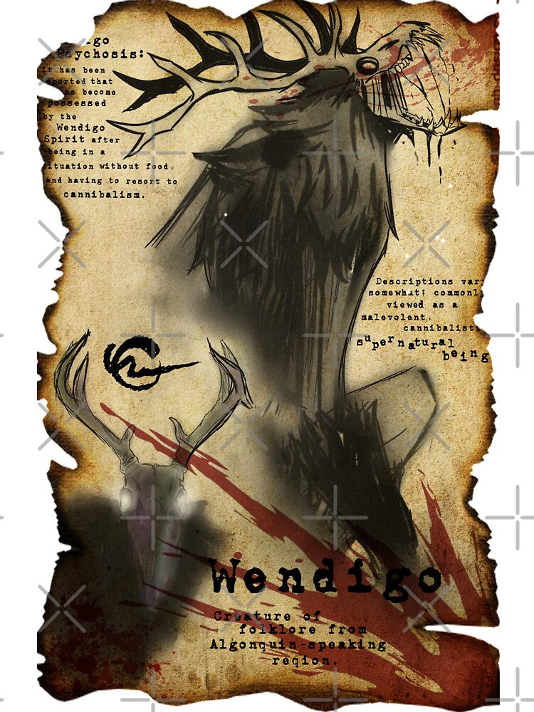 Cryptic Studies: Wendigo by drkmatt3rstudio