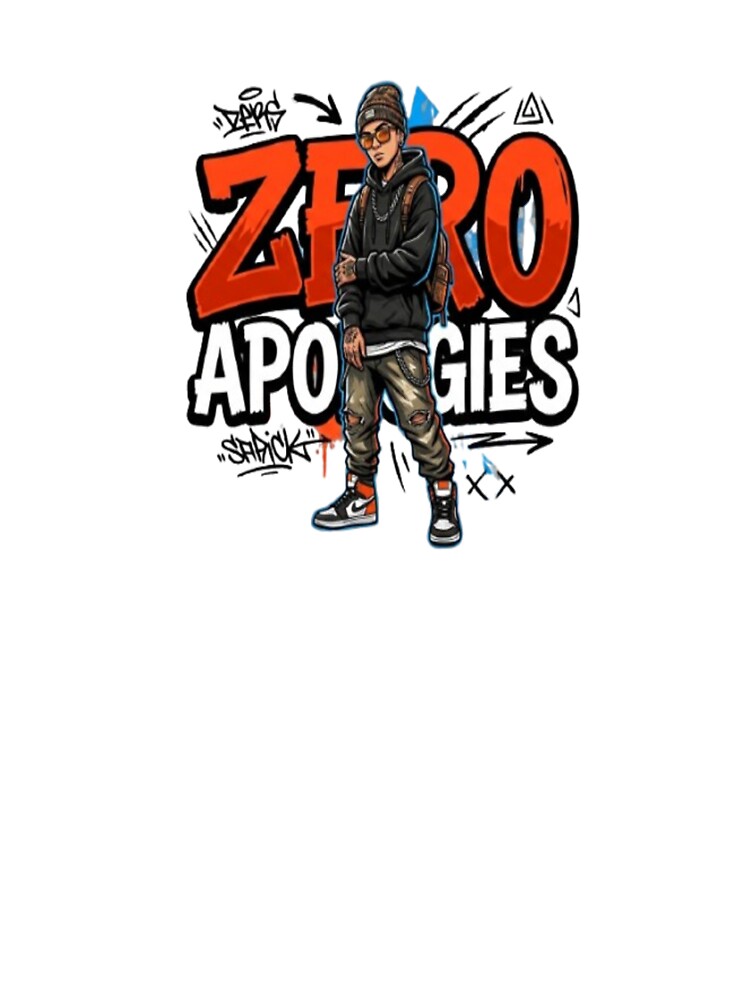 Zero Apologies Urban Streetwear by Digitalart80