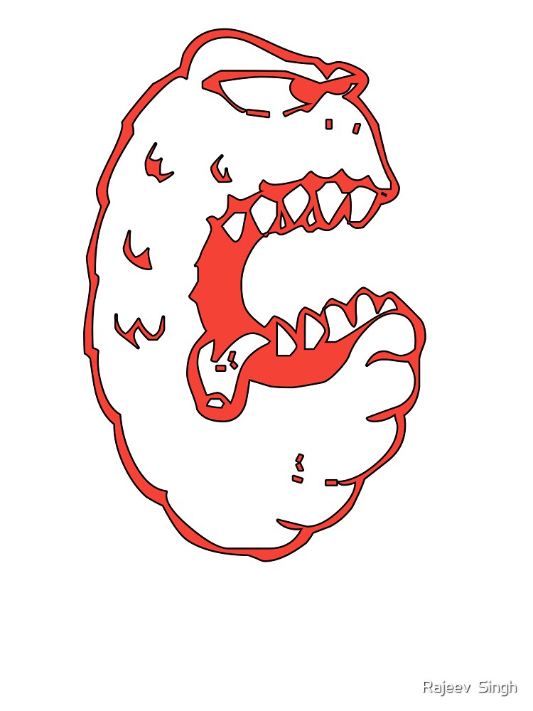 Scary Initial Monogram C by Rajeev  Singh