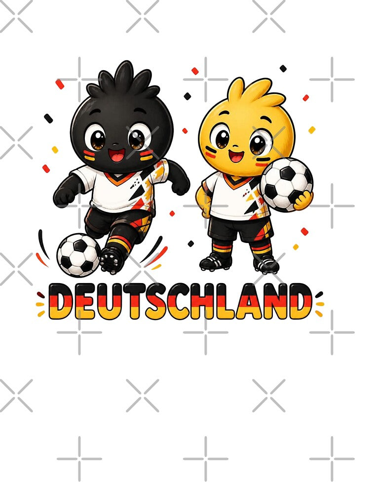 Cute football mascots Germany by World-of-Magic