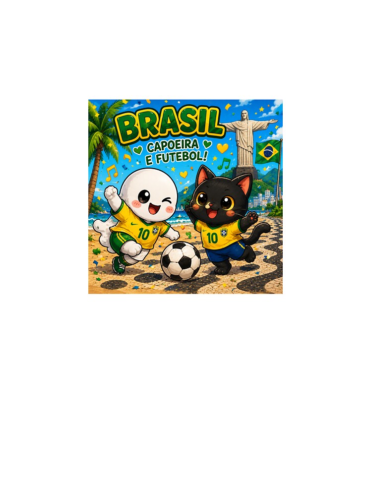Cute Brazil Football Party by QuirkNest Studio