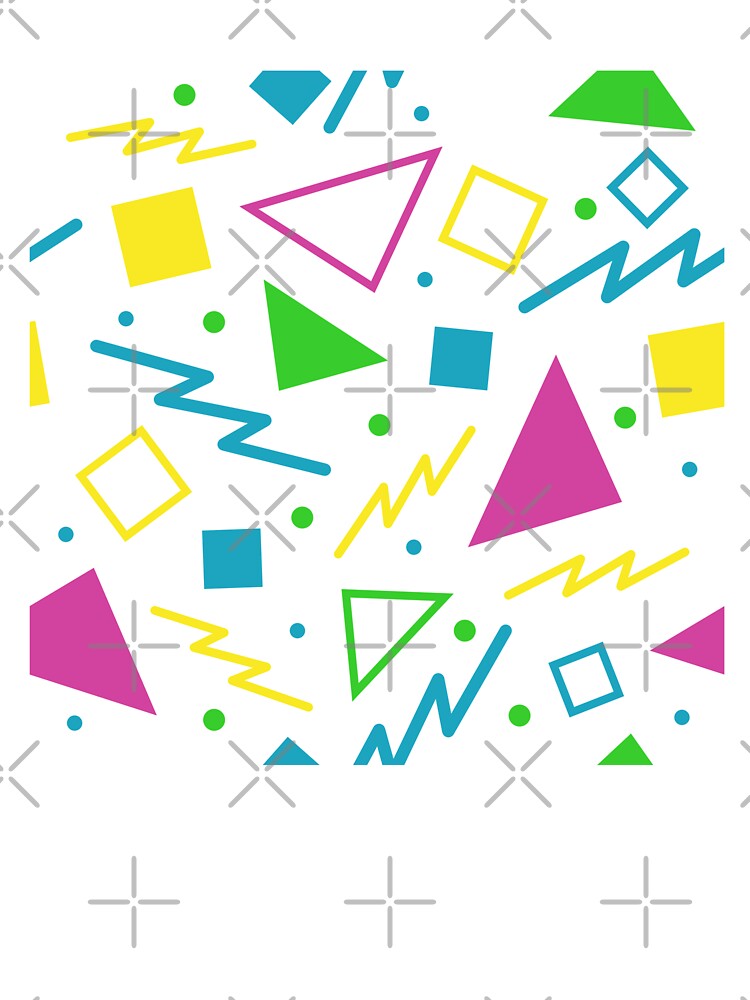 90s White and Neon Geometric by 90sAlien