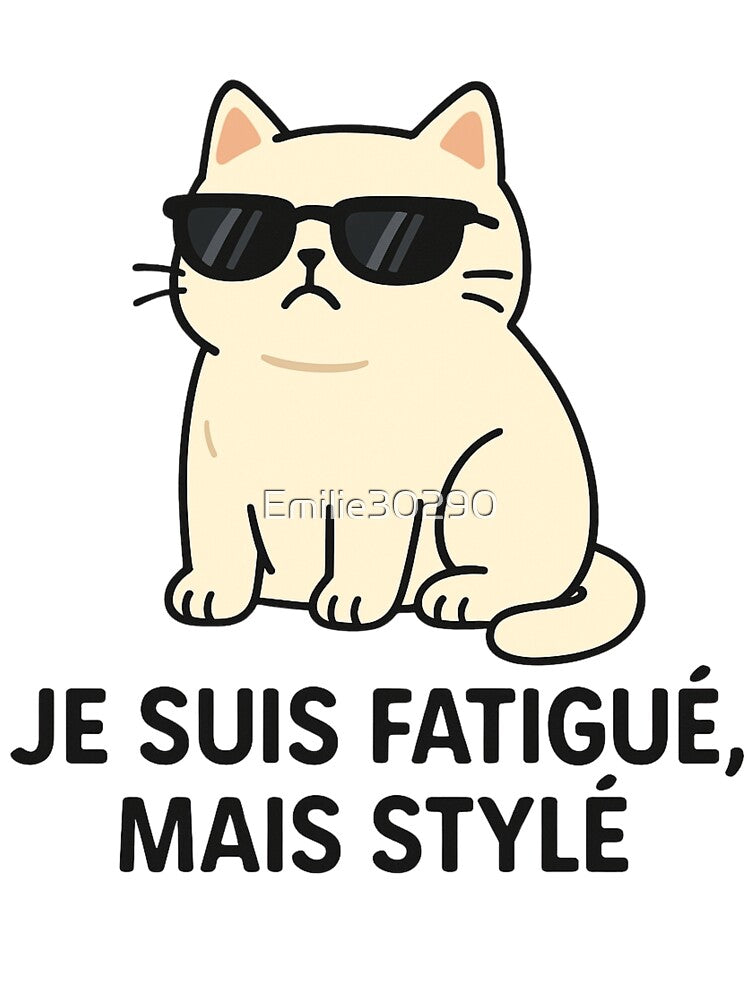 Cat I'm tired, but stylish by Mim's création