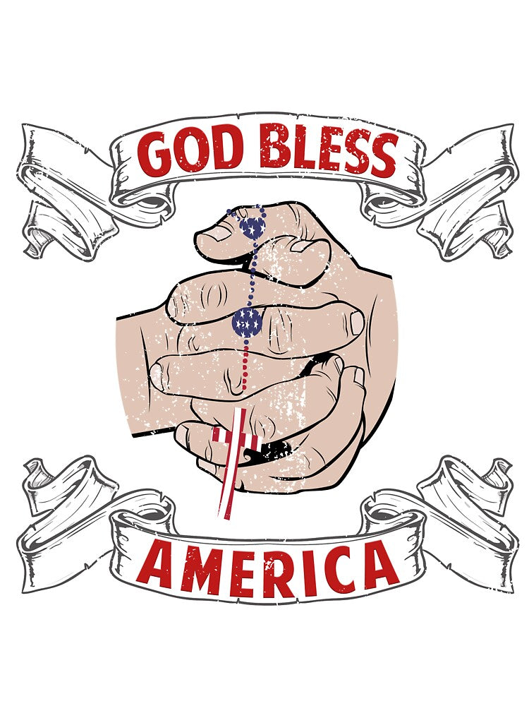 God Bless America T-Shirt for Men and Women by AllStarMerch