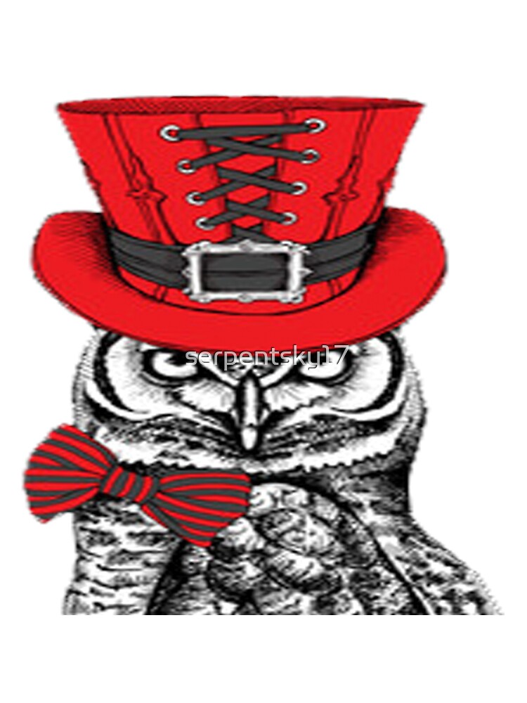 Victorian Goth Owl by SerpentSkyArts
