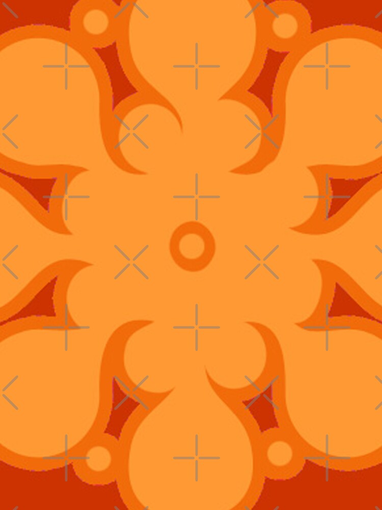 Beautiful Cushions/ Pattern Orange India by ozcushionstoo