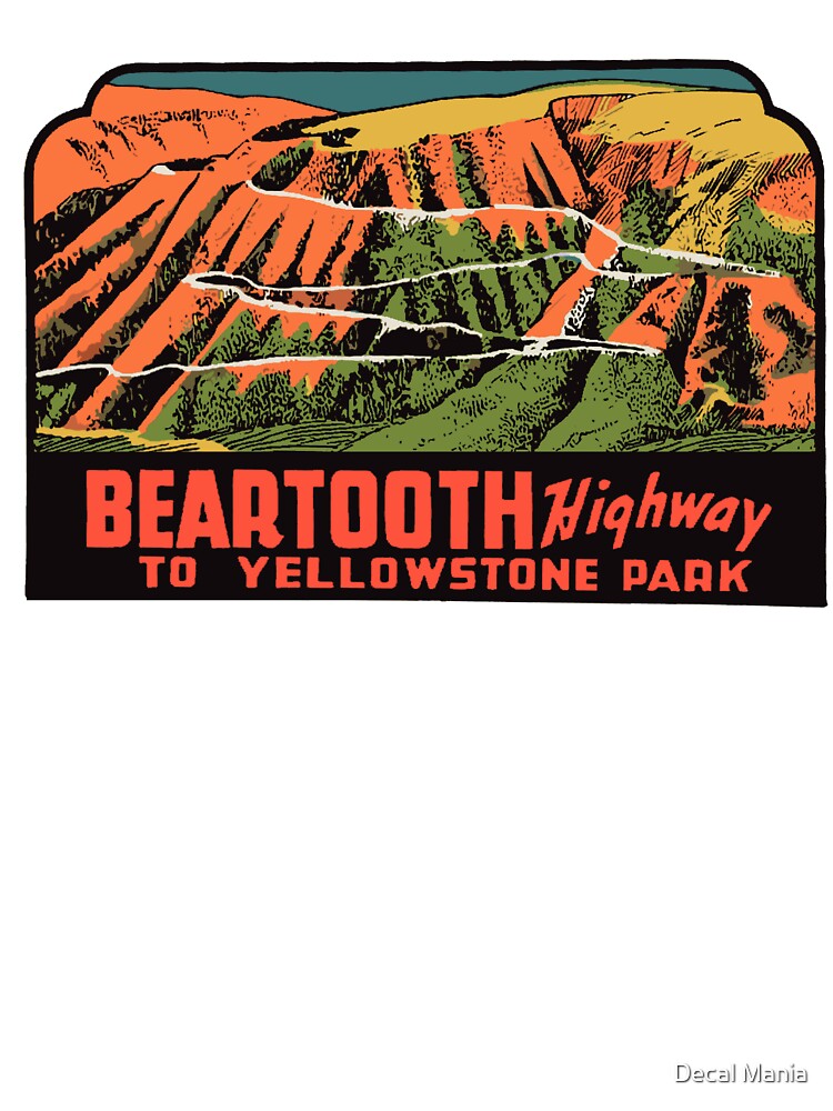 Beartooth Highway by Decal Mania