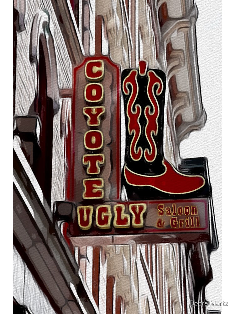 Coyote Ugly Saloon Sign by Debra Martz