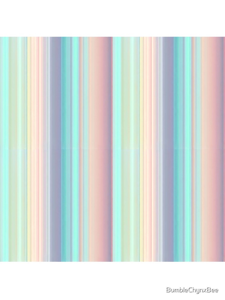Subtle Pastel Stripes by BumbleChynxBee