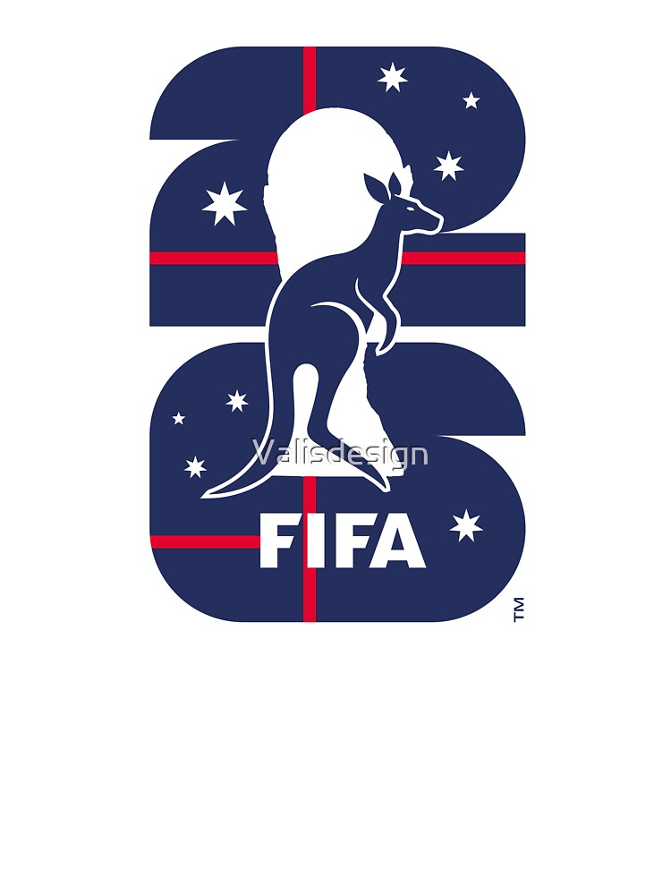 Australia World Cup 2026 Football Minimalist Design by Valisdesign