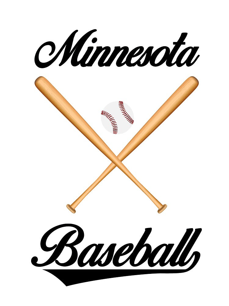 Minnesota Baseball T-Shirt for Men and Women by AllStarMerch