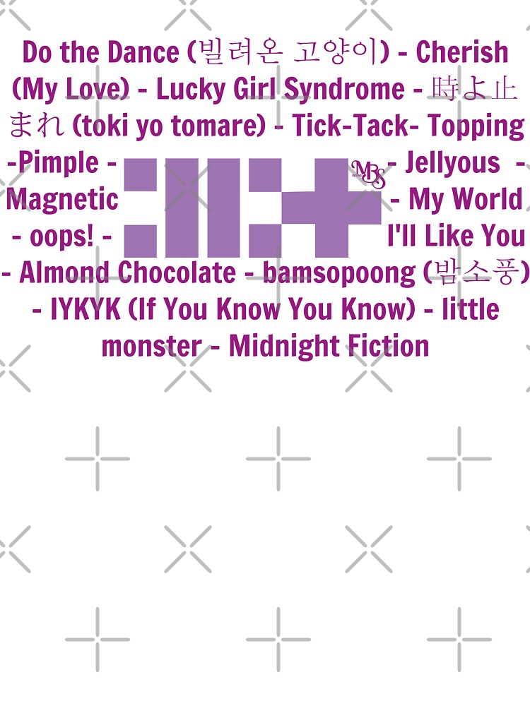 Design with the songs of the group illit by mbs-desing