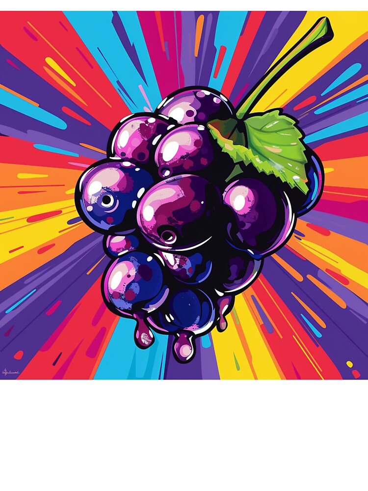 Blackcurrant Pop Art 3 by AstroRisq