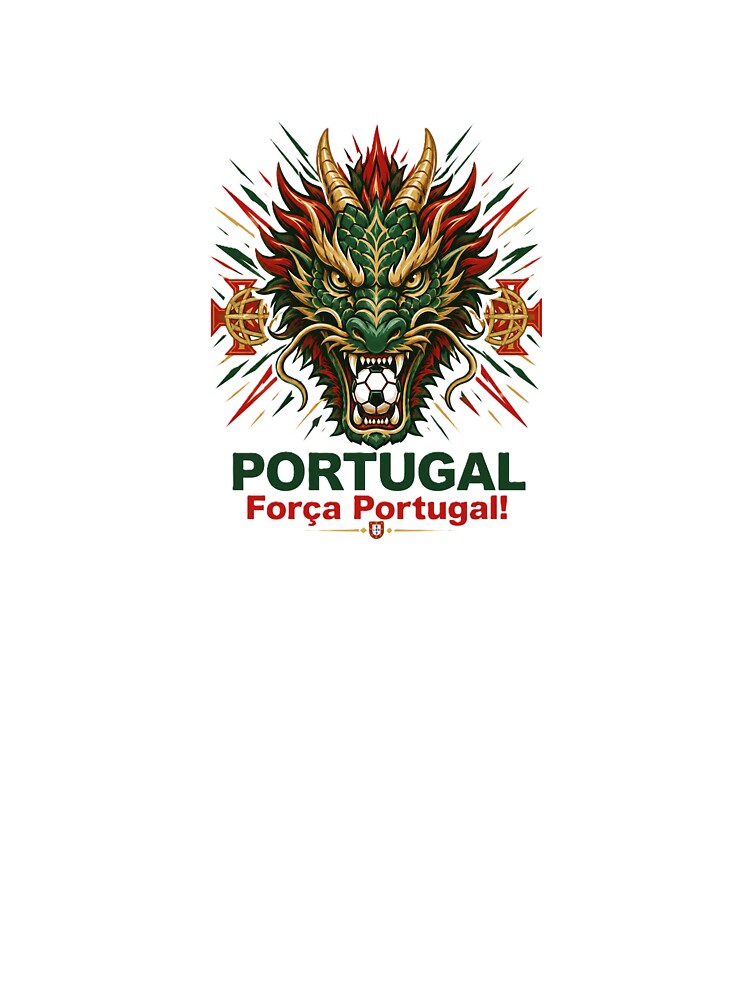 Portugal Dragon Football Fan Phone Case | Força Portugal | Portugal Soccer Supporter Gift by Adham2001