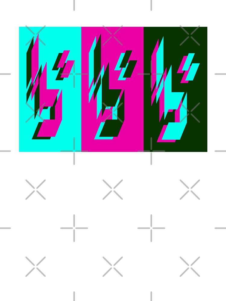 bbb (Cyan, Magenta, Black/Green) by LowResDesigns