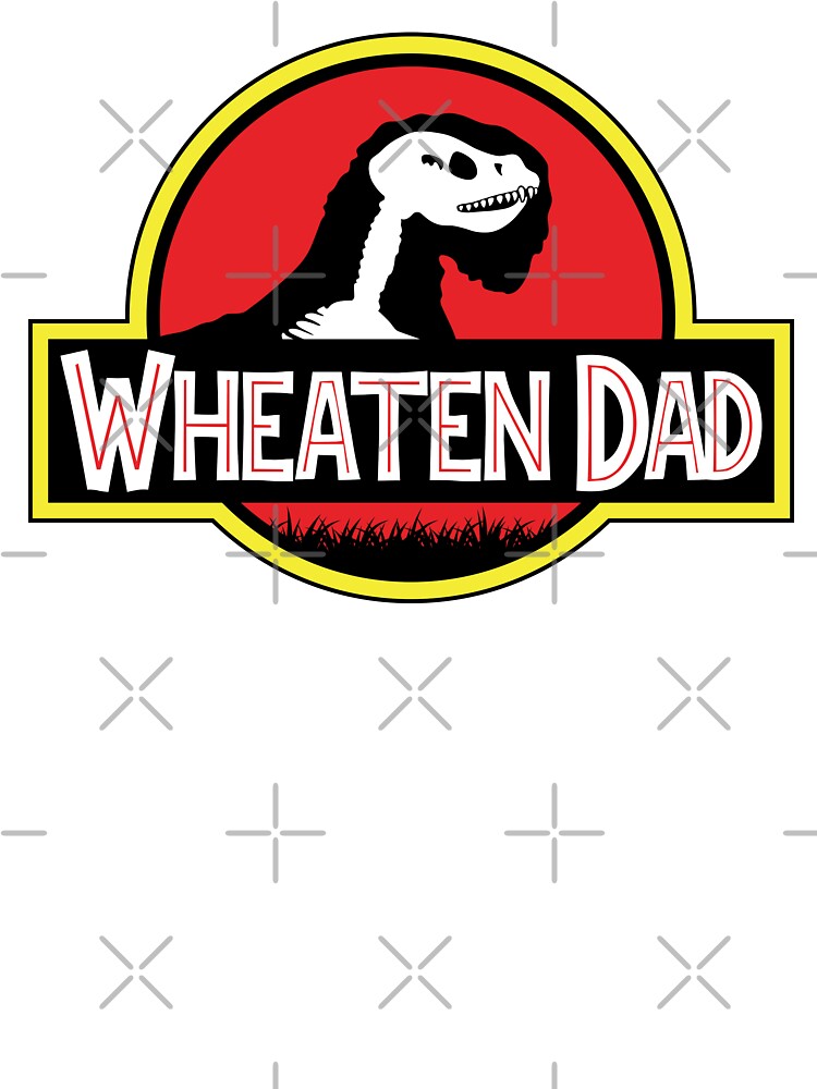 (For Bright Background) Jurassic Soft Coated Wheaten Terrier Dad by More Cute Dogs