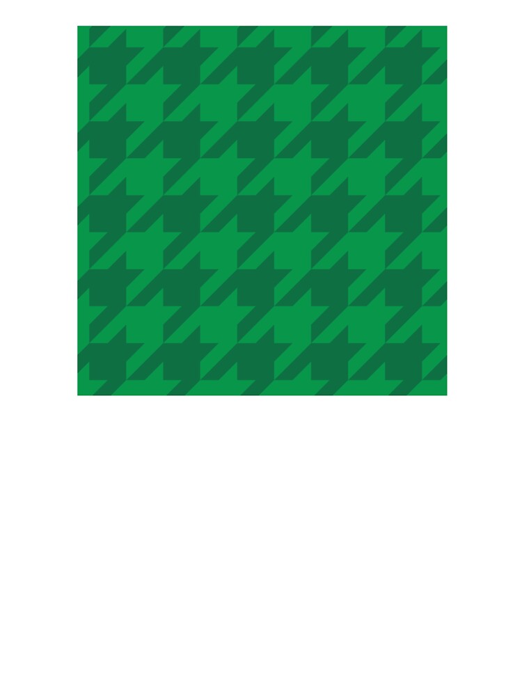 Forest Green Houndstooth by curtjankadesign