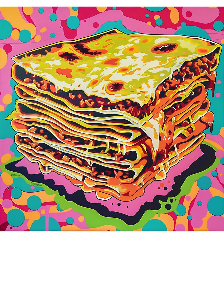 Lasagna Pop Art 3 by AstroRisq