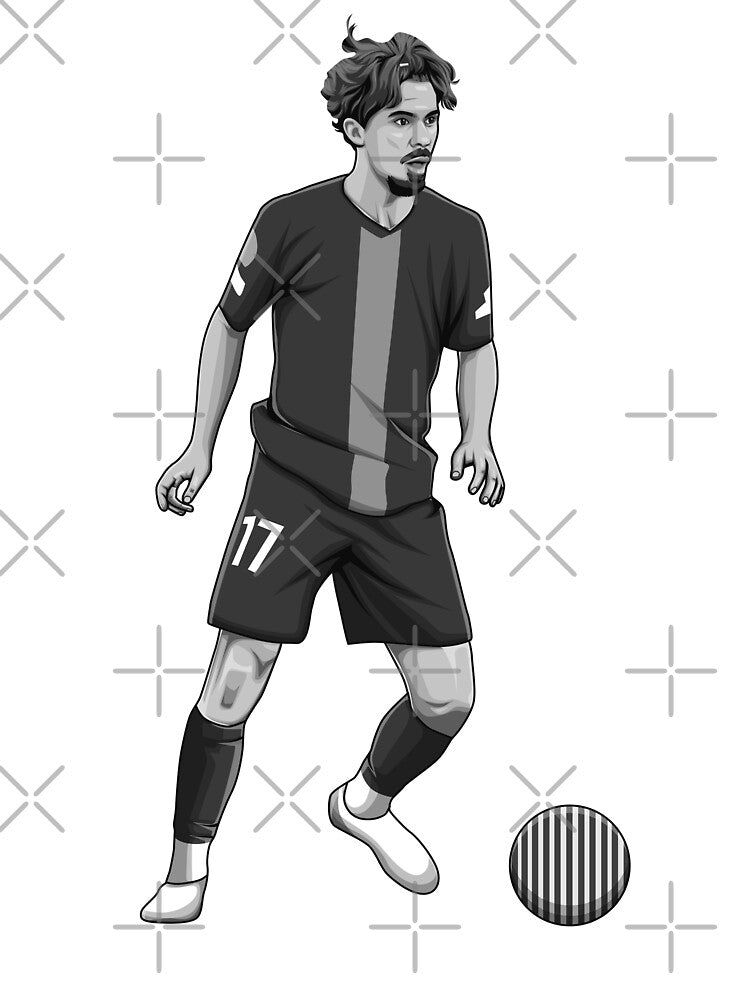 Vitinha Black and White Version by Aldduardo