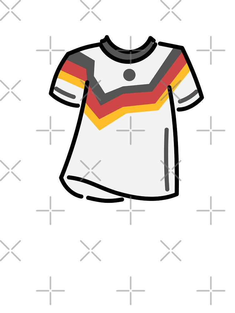 germany flag footbal shirt by LiteratiOnline