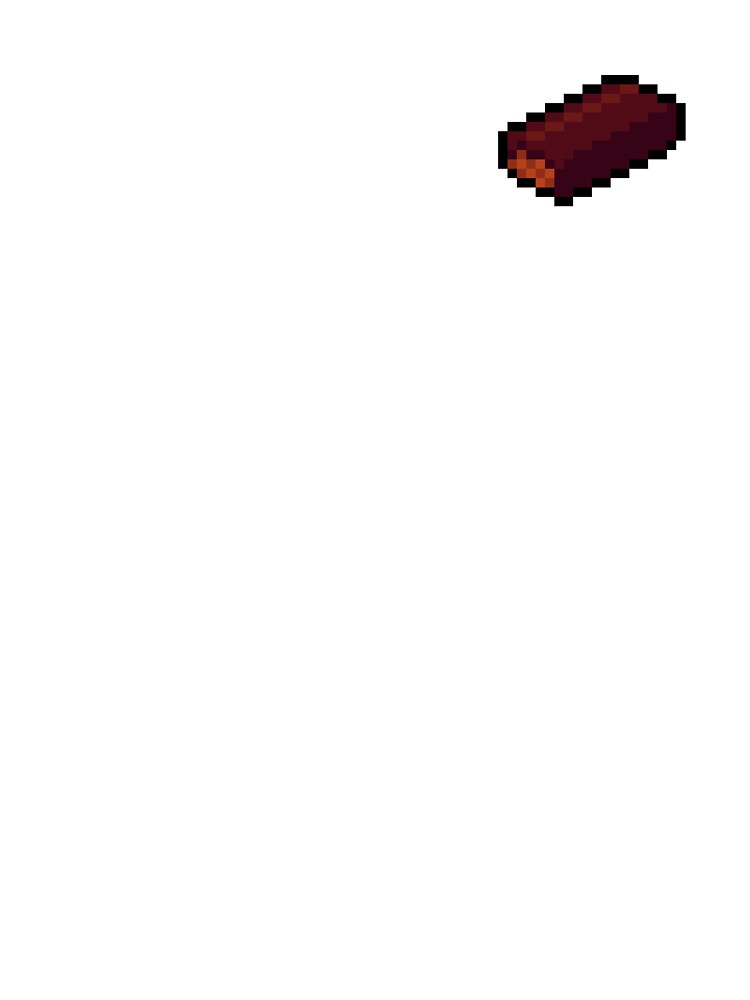 Pixel Butterfinger - pixel food art by LittleFoodShop