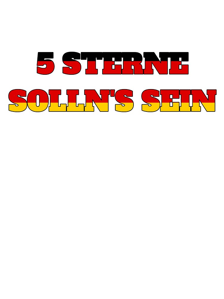 Deutschland Fan - 5 Sterne by Hamlet & Sons
