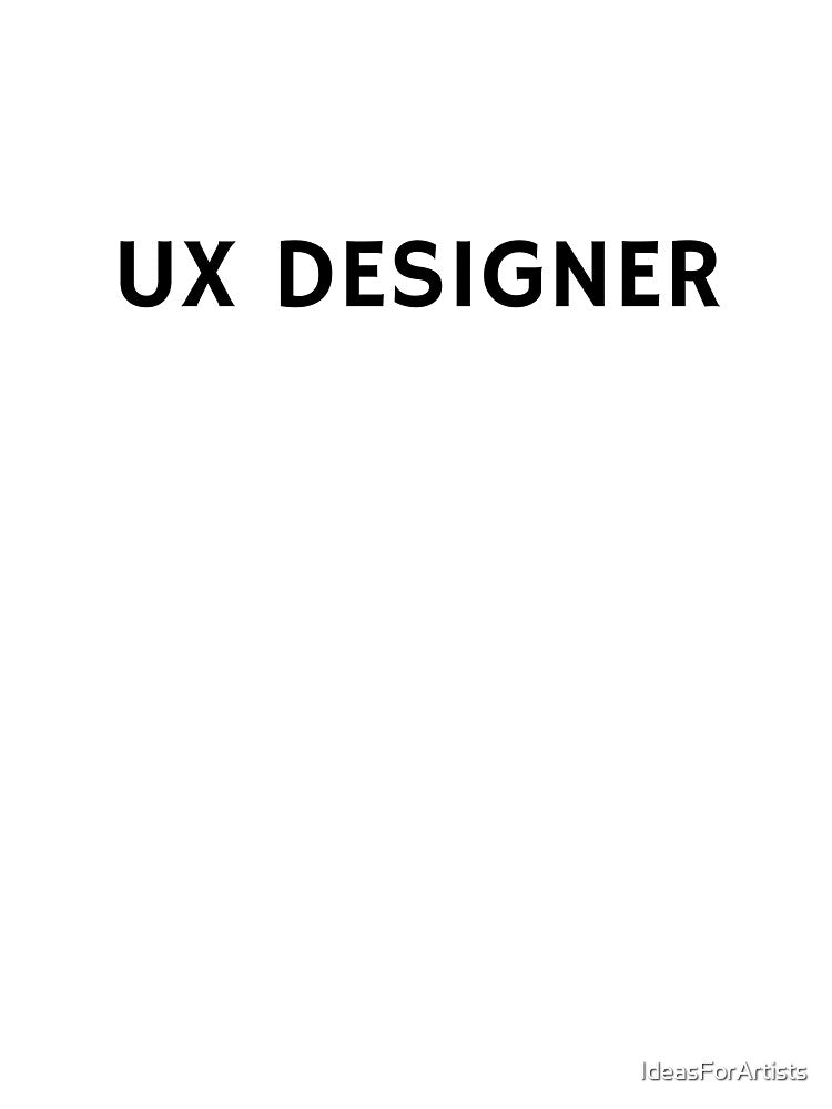 UX DESIGNER by Inspirationmotivation