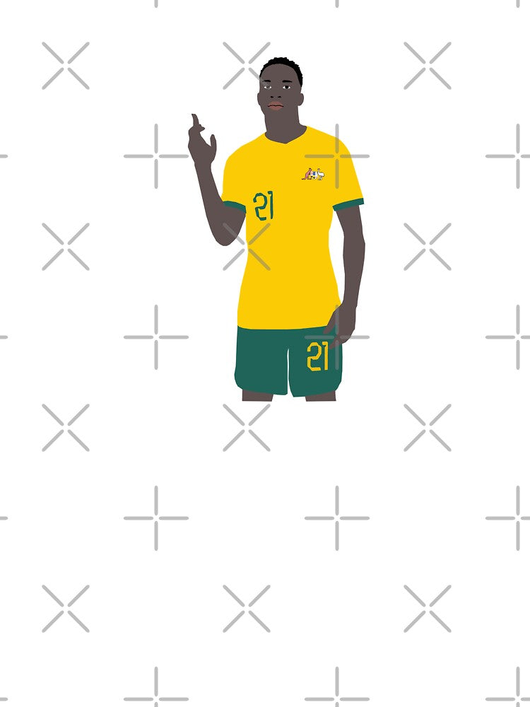 Garang Kuol - Socceroos by Rhys40