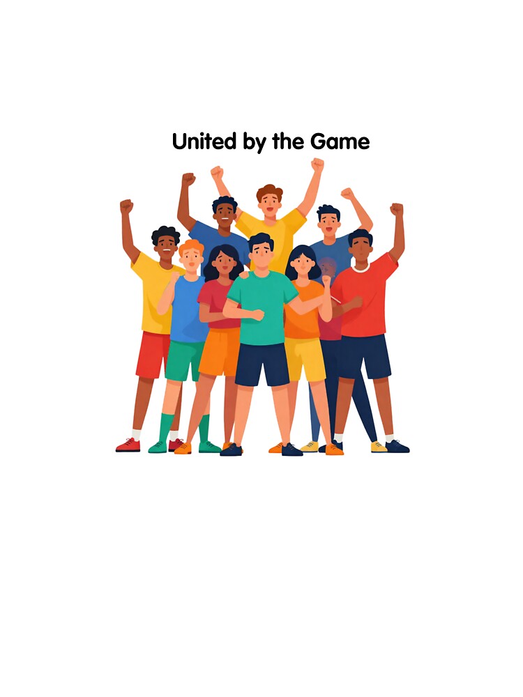 United By The Game – Soccer & Football Fan Unity Design by gluxdesing