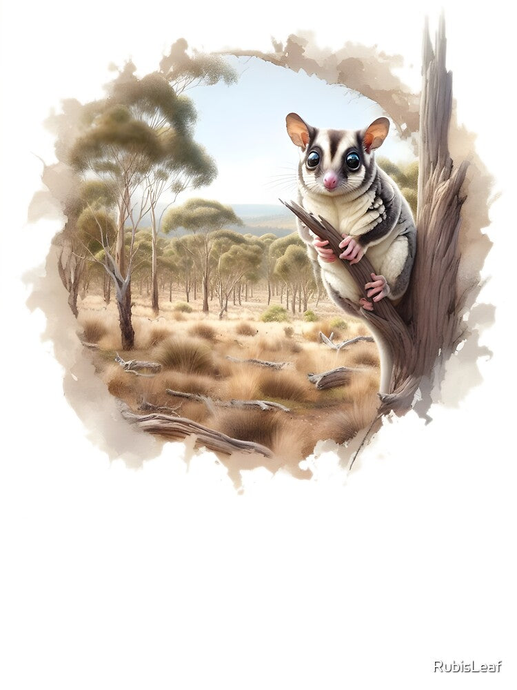 Sugar Glider Australia Animal by RubisLeaf