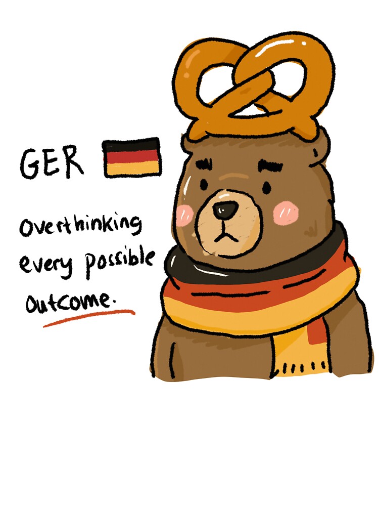 Awkward Animal Hat Club – Germany’s Overthinking Bear | World Cup 2026 Fan by chupichapa