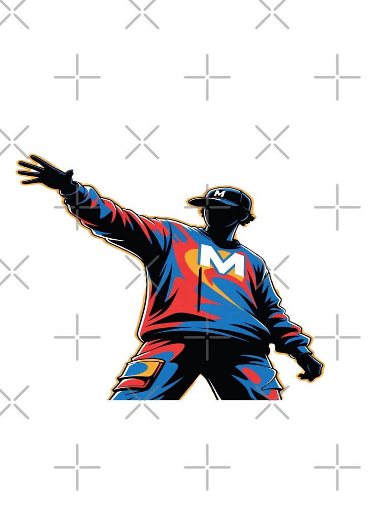 Urban Street Power – Minimal Hip Hop Silhouette Graphic Design by Sushikidsntod