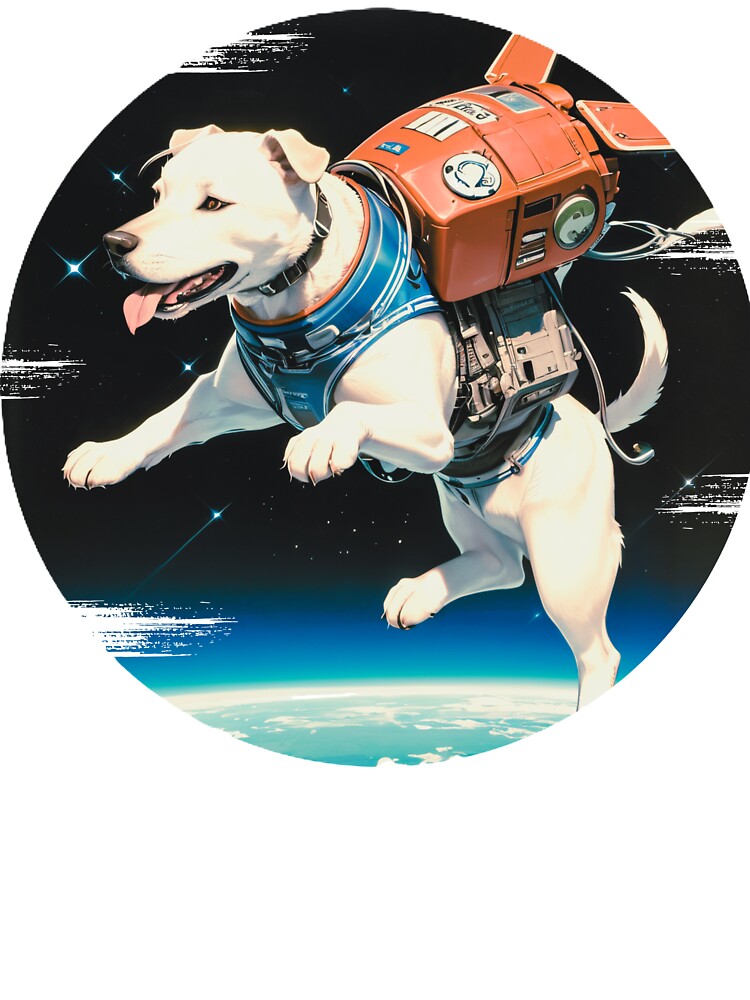 Space dog by Inklivion