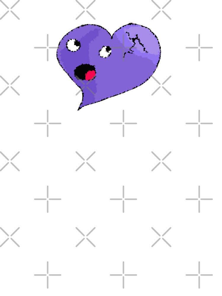 Valentine day broken heart pixelated by Coffeemerc117