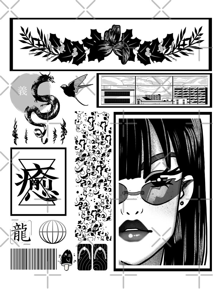 Japanese streetwear collection Vaporwave Aesthetic Japan Classic by vibeno1