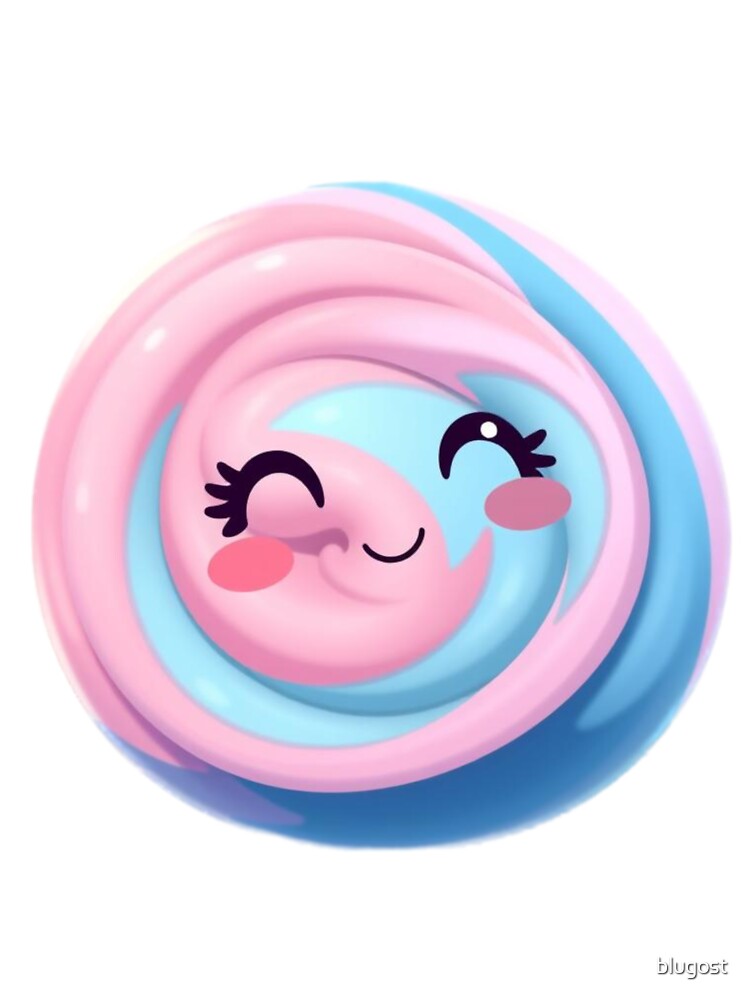 Blue and Pink Cotton Candy Buddy by blugost