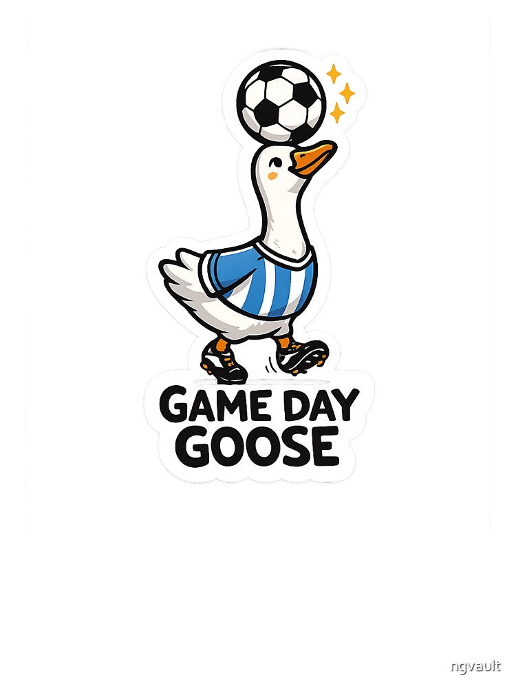 Game Day Goose Soccer Sticker by ngvault
