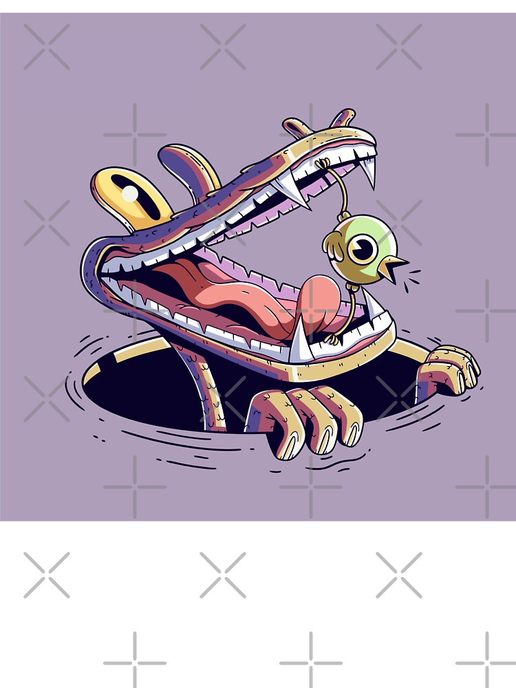 Stylish Crocodile Bird by Peekonet