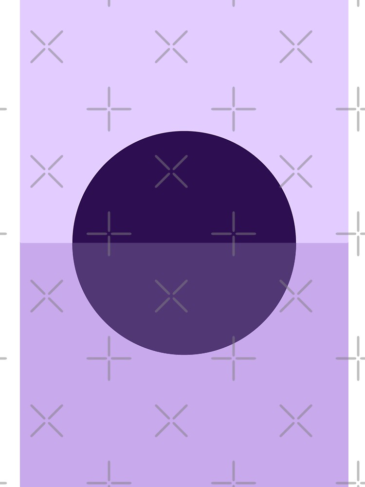 Modern Pop - Semi Circles - Purple by Sweetie Spicy