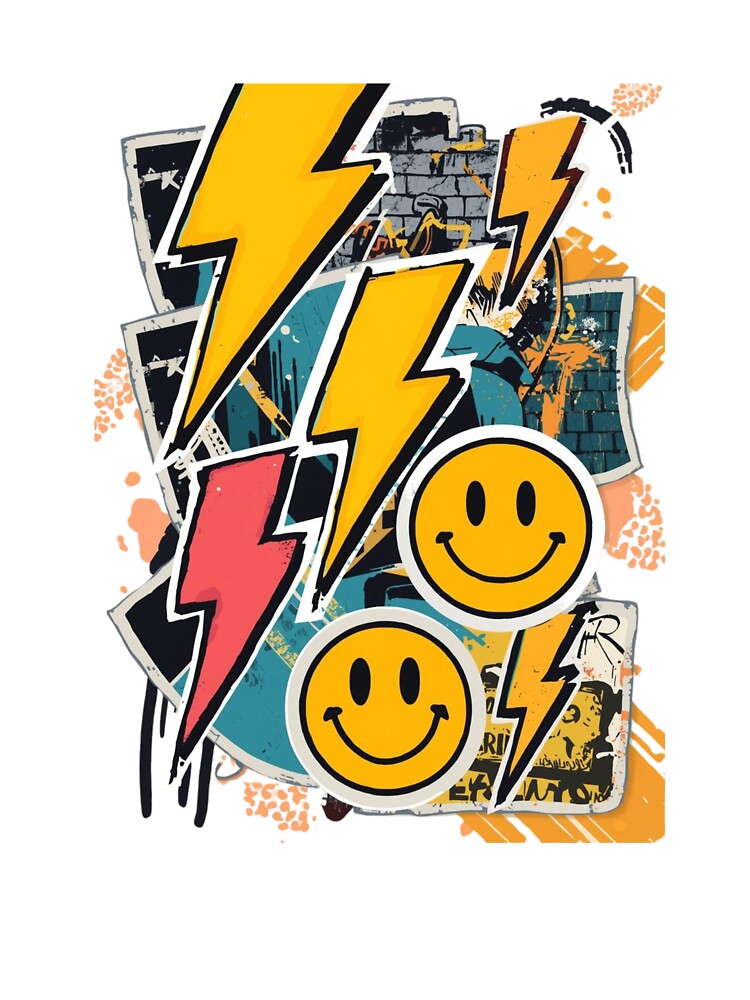 Street Wear Sticker Collage by garts