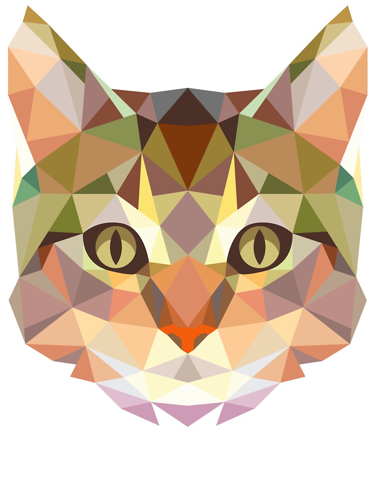 Cat Head Polygon by Fairyjam