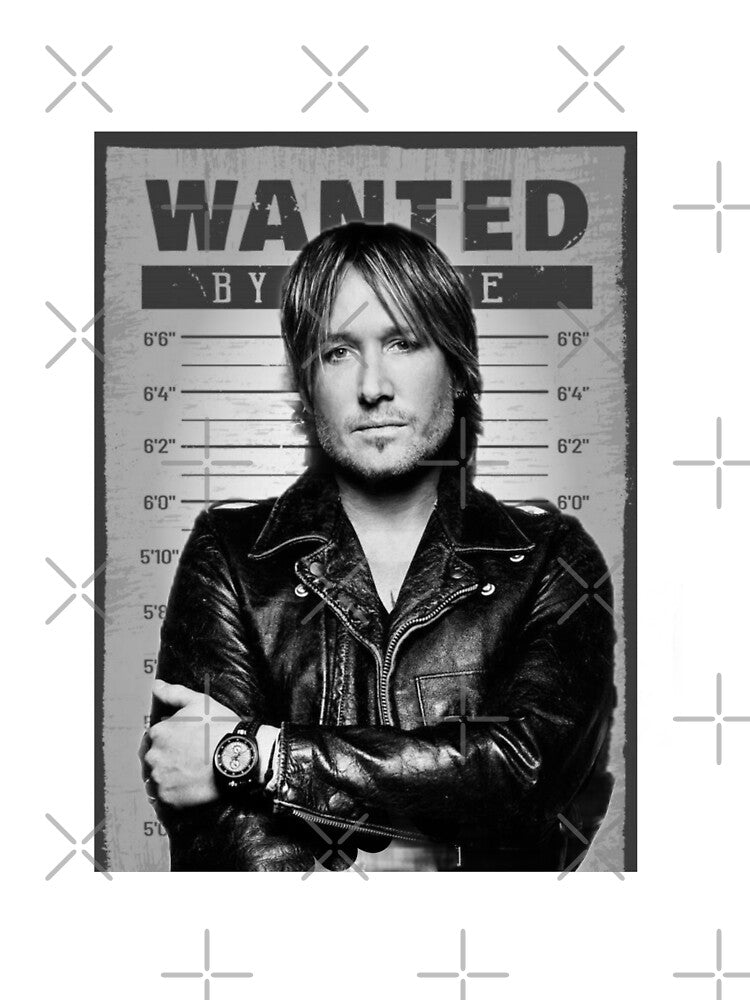Keith Urban Mugshot Bad Boy Sticker Design iPhone Case Samsung Case Shirt Hoodie Merch by AlexisValeska