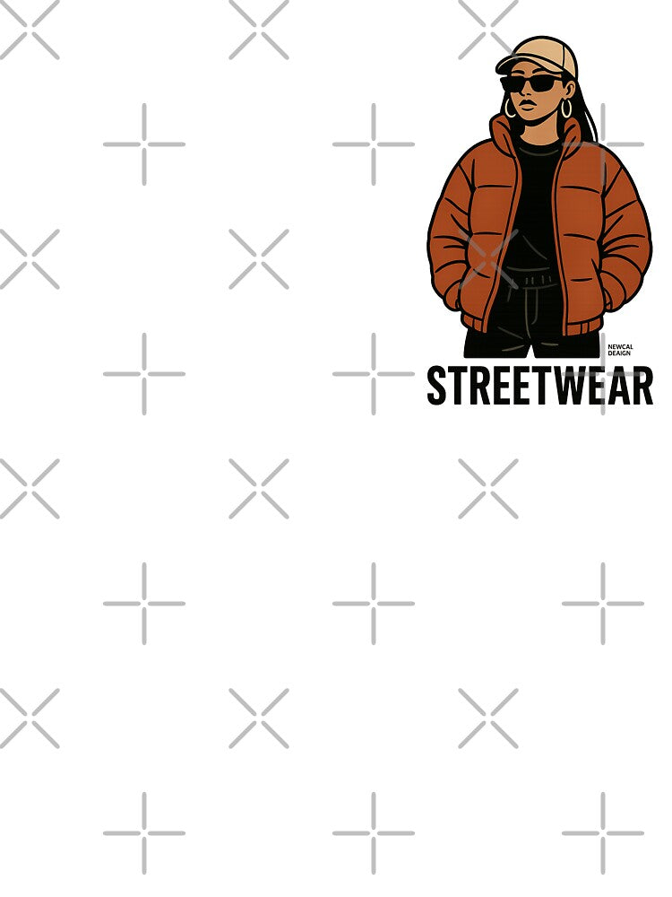 Streetwear Girl Illustration – Newcal Design by Newcal design