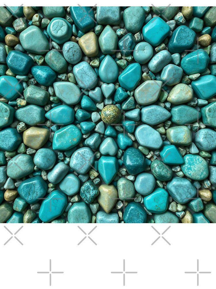 Turquoise Stone 2 by HebaRK Studio