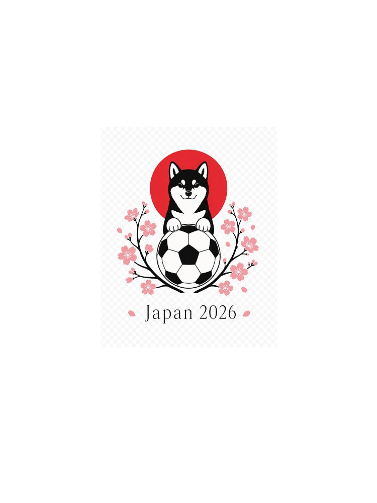 Japan 2026 Shiba Football by Driftmark